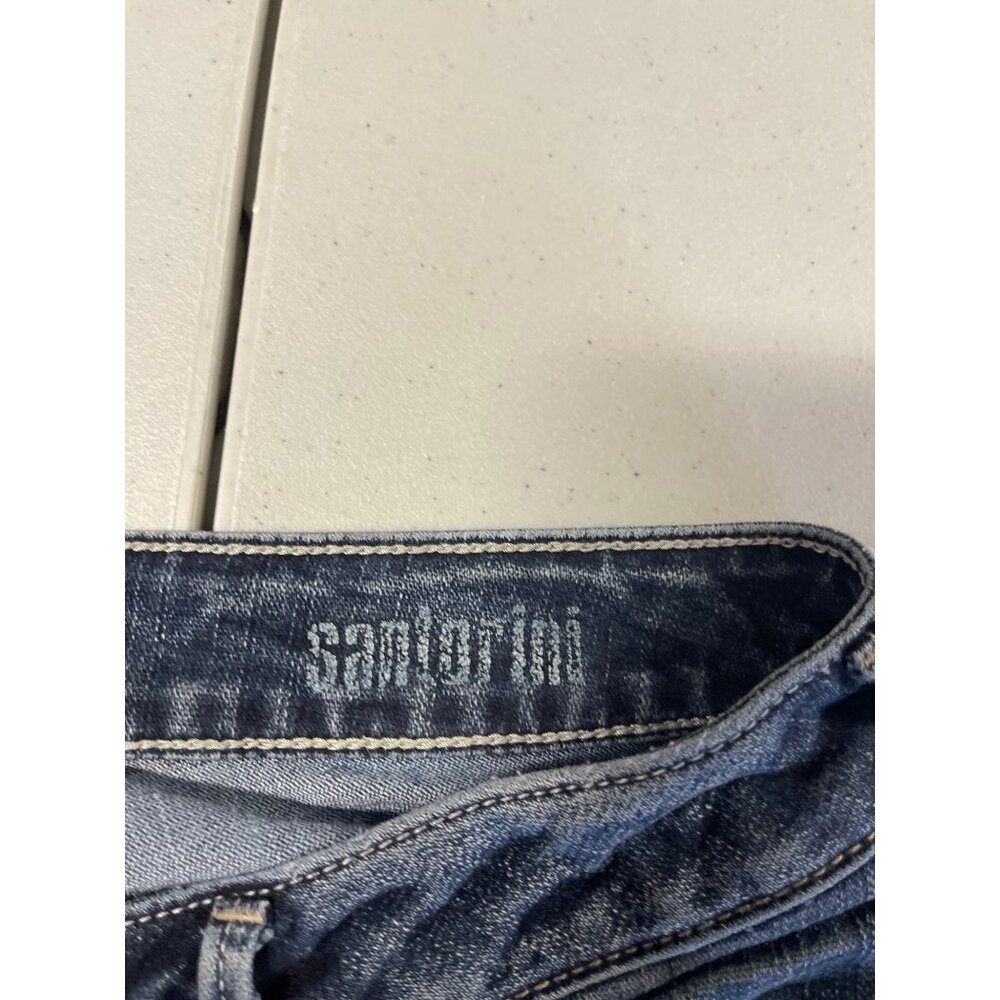 Silver Jeans Santorini Women's Size 28 Cropped Denim Capri Blue Jeans - Picture 13 of 15